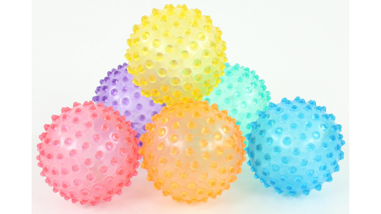 Sensomotorik Ball - 6er Set, Ø 11 cm