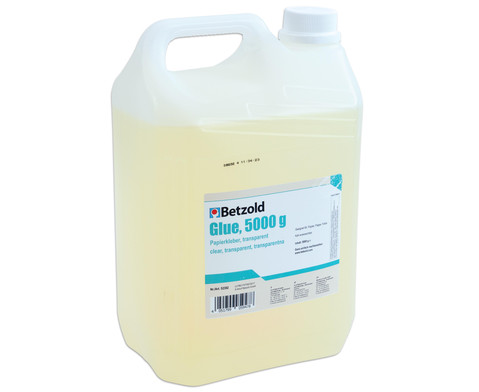 Transparenter Kleber mit 20 Leerflaschen 5000 g