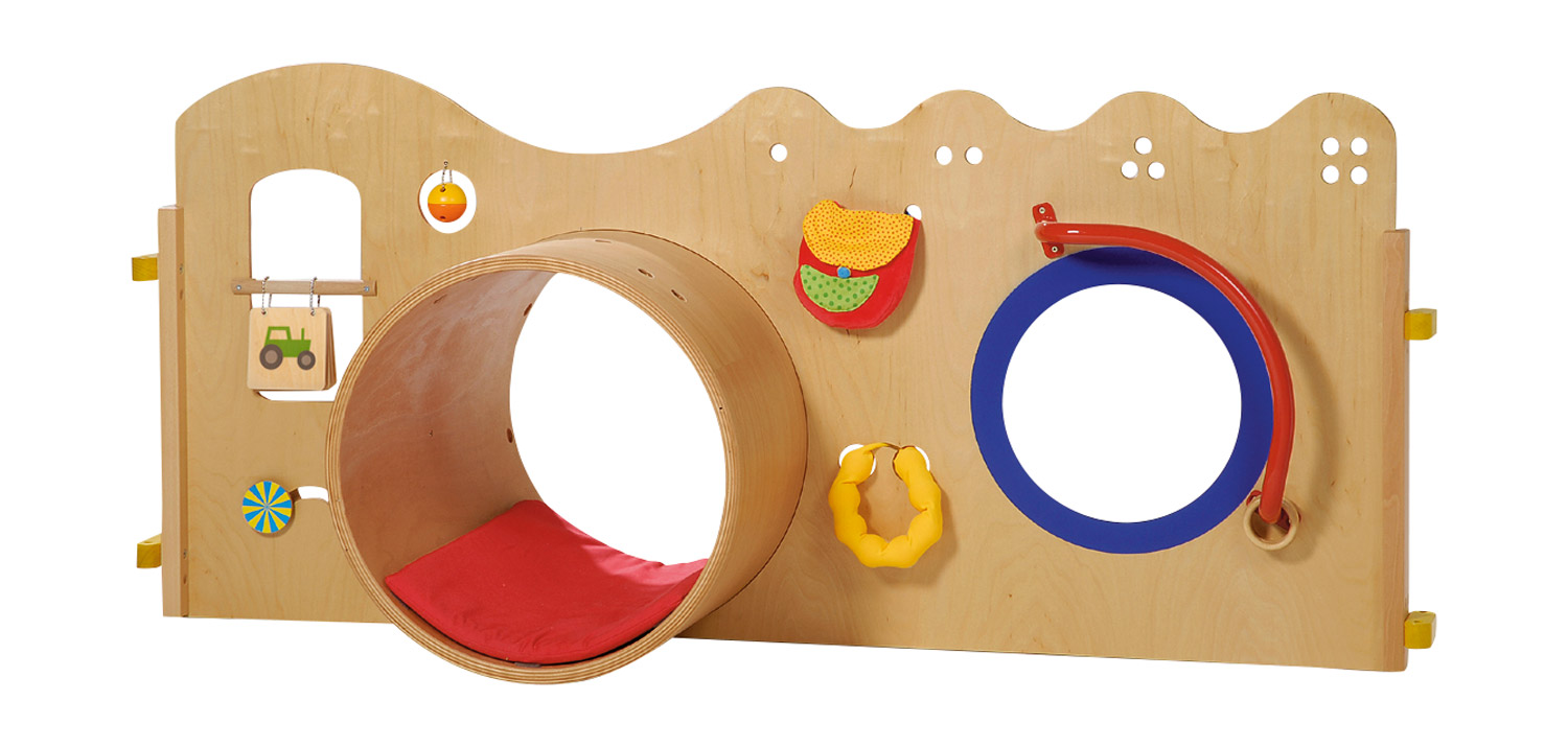 Pamini Spielwand mit Rundtunnel