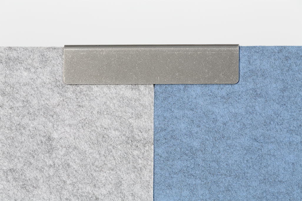 Gerader Verbinder aus Metall für Akustik-Trennwand, 2,5 cm, soni FIX 180