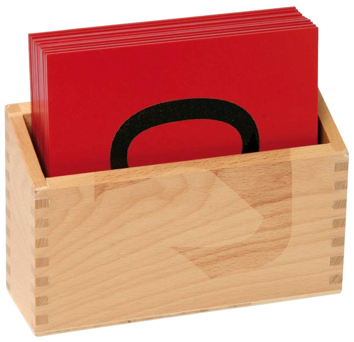 Sandpapierziffern mit Holzbox, 3-8 Jahre