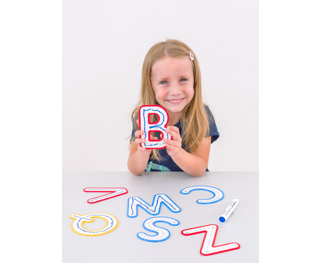 Buchstaben zum Fühlen und Nachspuren, 5-7 Jahre