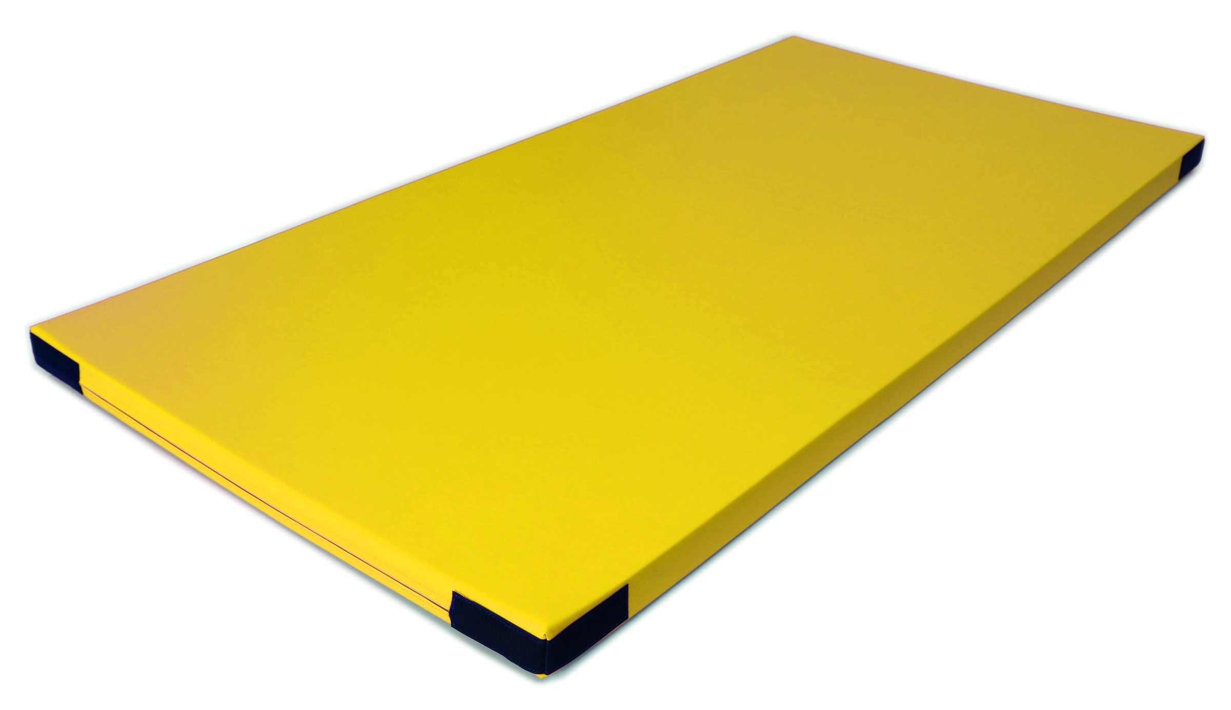 Fallschutzmatte FSM 160/60, 200x100 cm gelb mit Klettecken