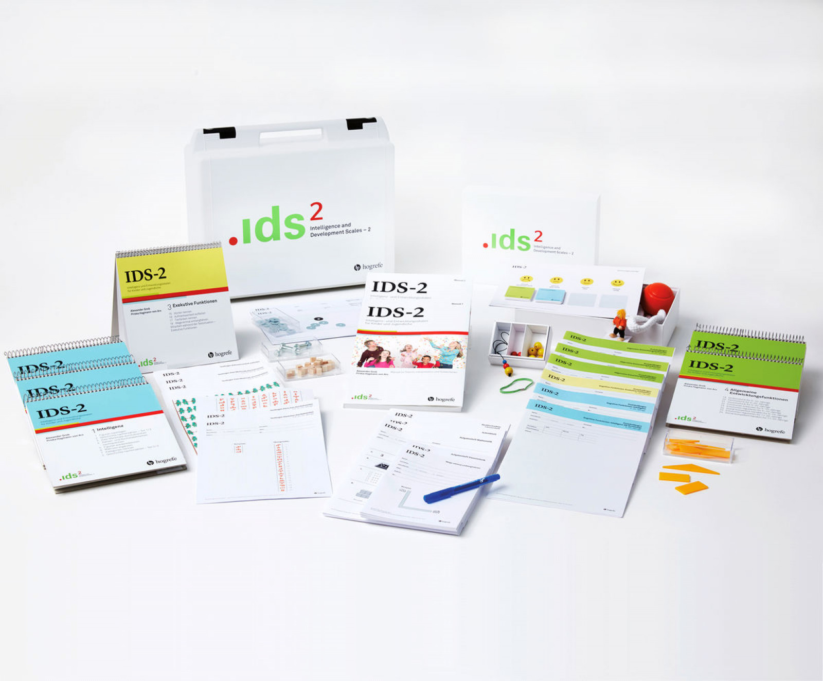 IDS-2 Intelligence and Development Scales - 2, kompletter Test im Koffer
