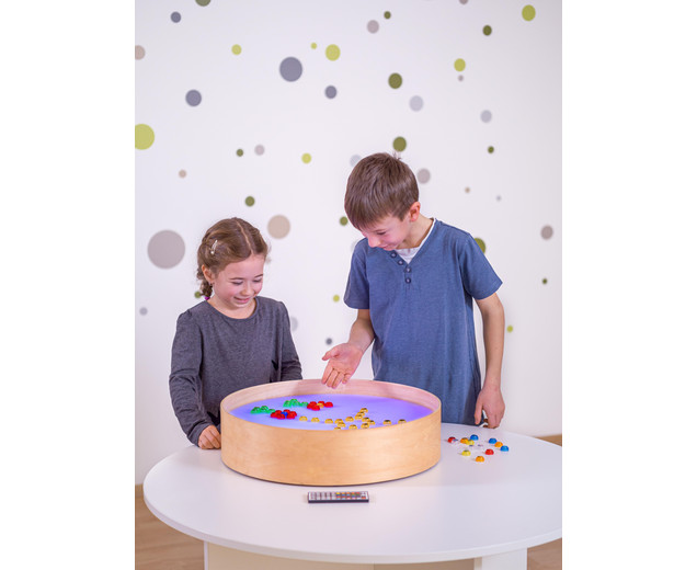 Lichttisch, rund, 3-12 Jahre