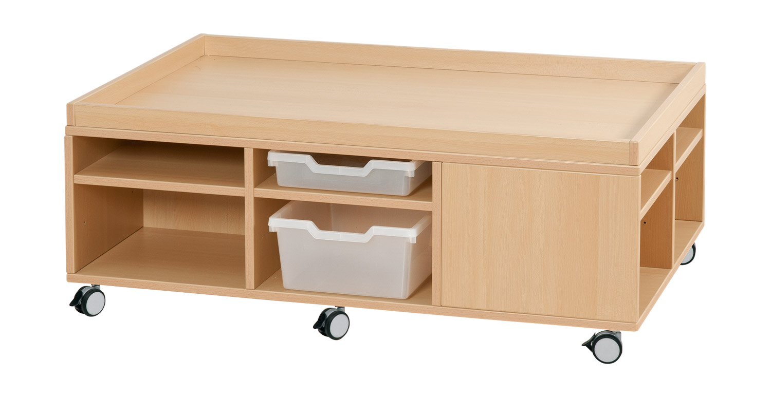 Landschaftsspieltisch Buche Dekor, ab 18 Monate