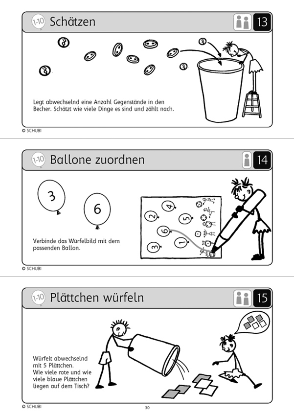 Werkstatt Mathematik - Zahlenraum 1-10, 4-6 Jahre