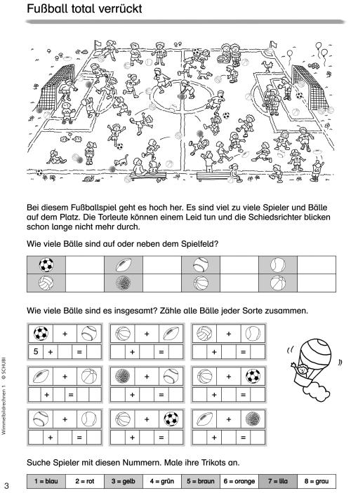Wimmelbildrechnen 1, 1.-2. Klasse
