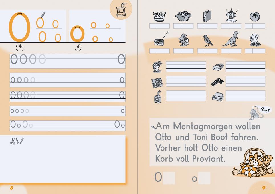 Anton und Zora: Schreiblehrgang - Druckschrift, 6-9 Jahre