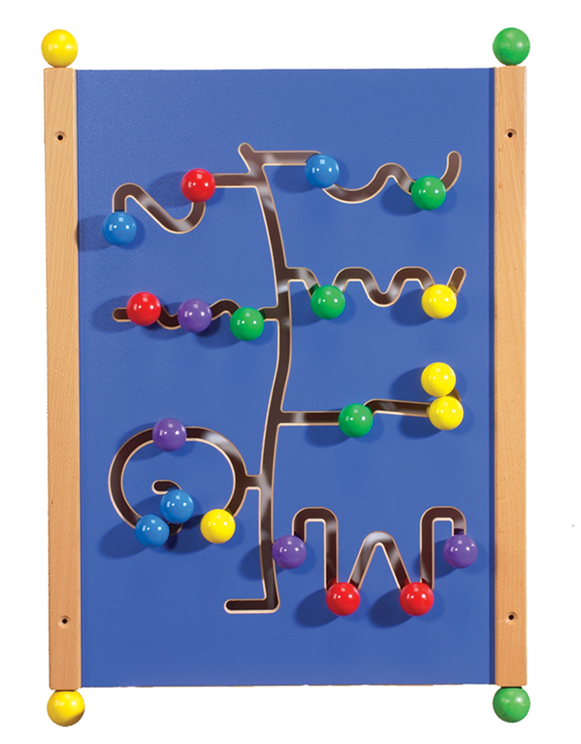 RoadRunner blau MDF, 80 x 56 cm, Wandspiel
