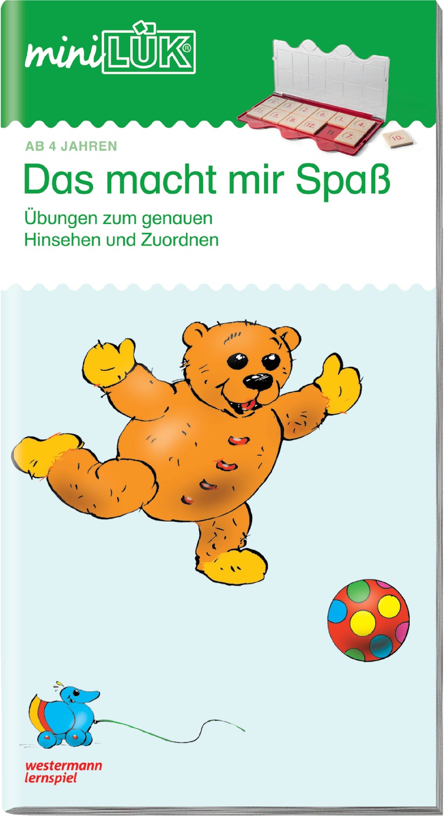 miniLÜK Das macht mir Spaß, Heft mit Zuordnungsspielen, ab 4 Jahre