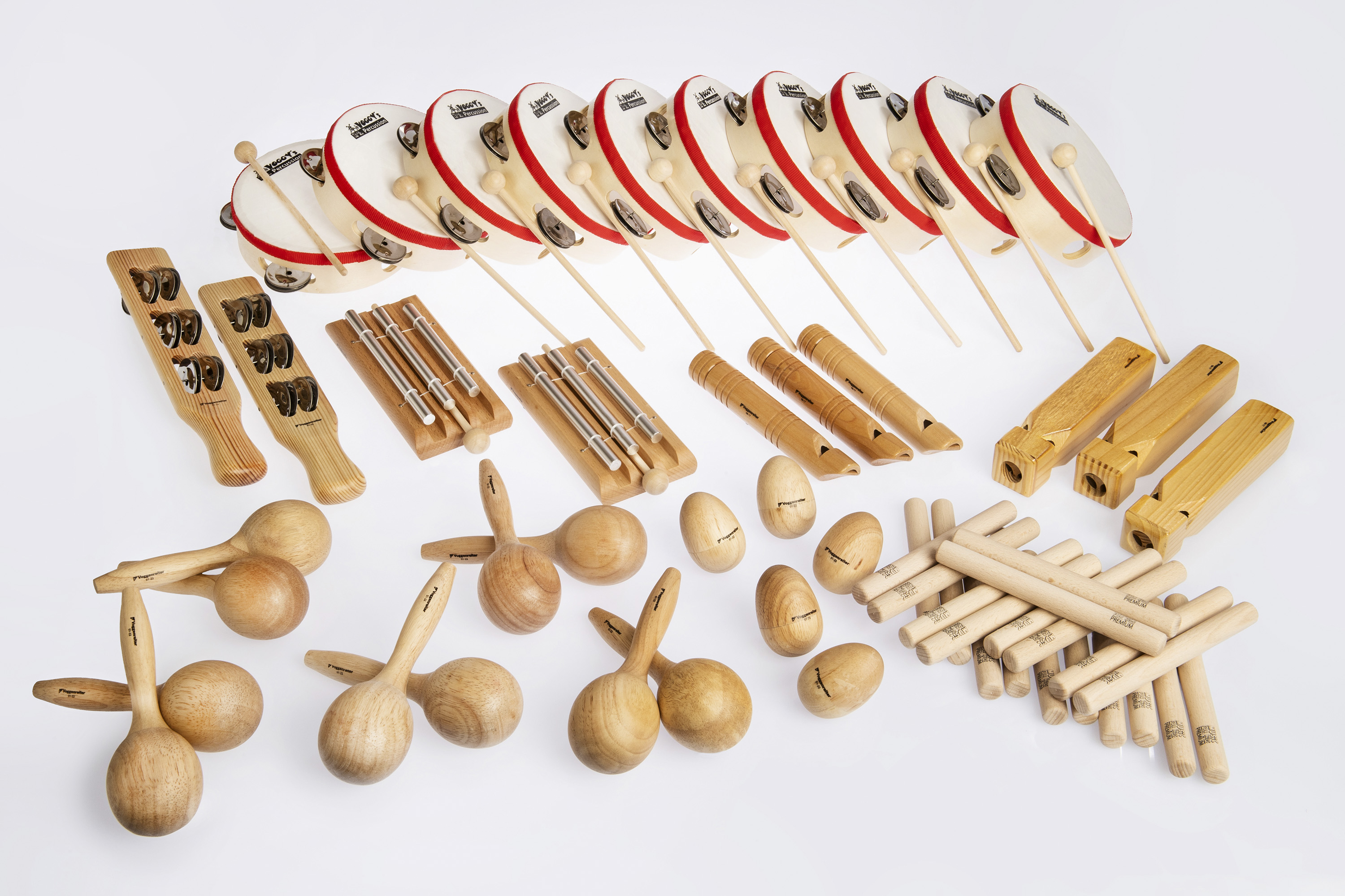 Holz-Percussion-Set für den Kindergarten