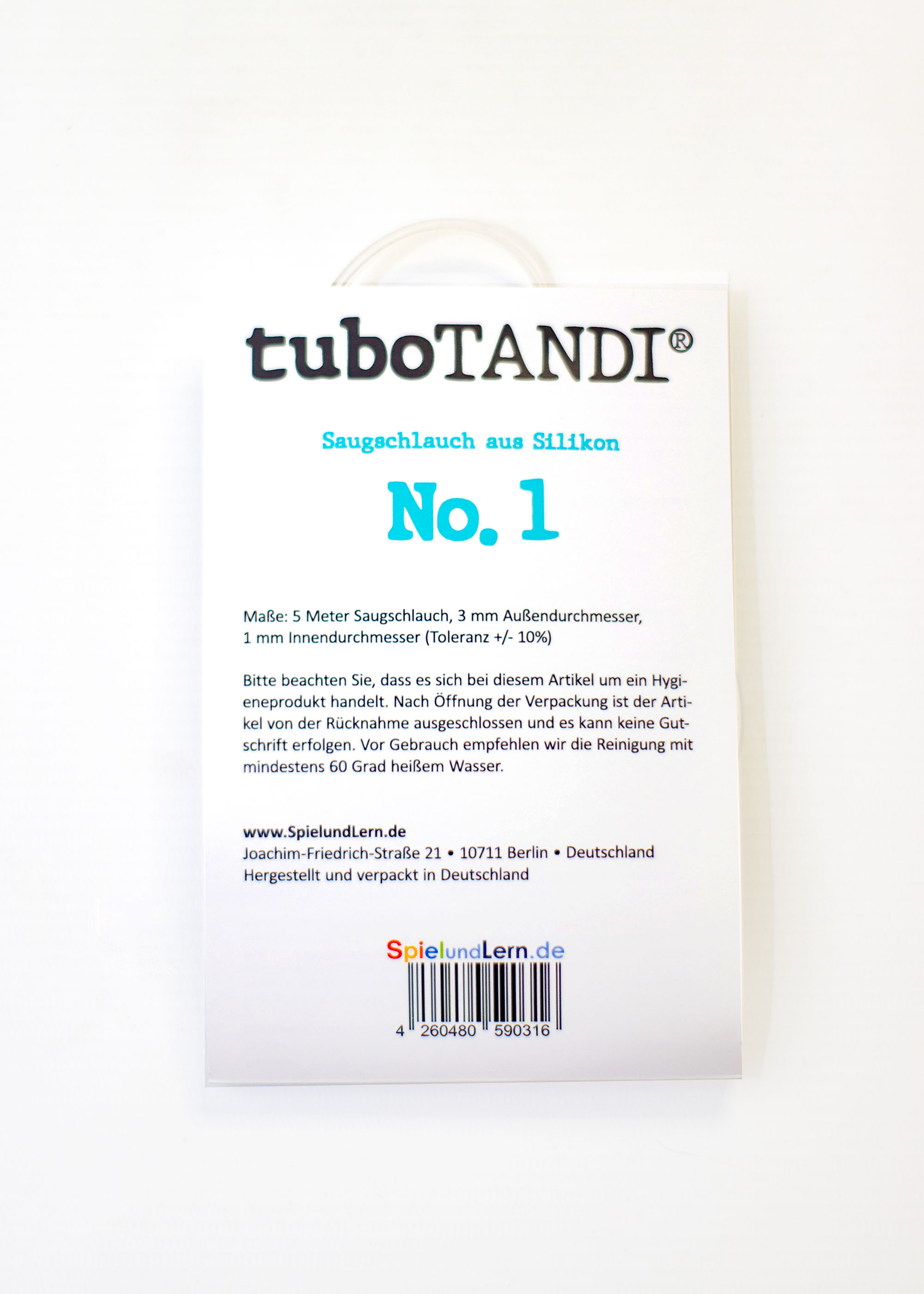 tuboTANDI Saugschlauch aus Silikon No. 1