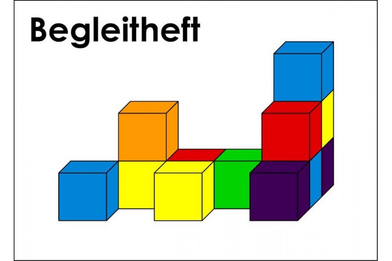 Würfel in 6 Farben 2x2x2 cm RE-WOOD®, 150 Stück in RE-Wood® Box und Kartonhülle