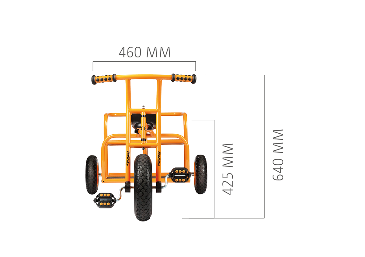 TopTrike Doppeltaxi, Dreirad, 4-6 Jahre
