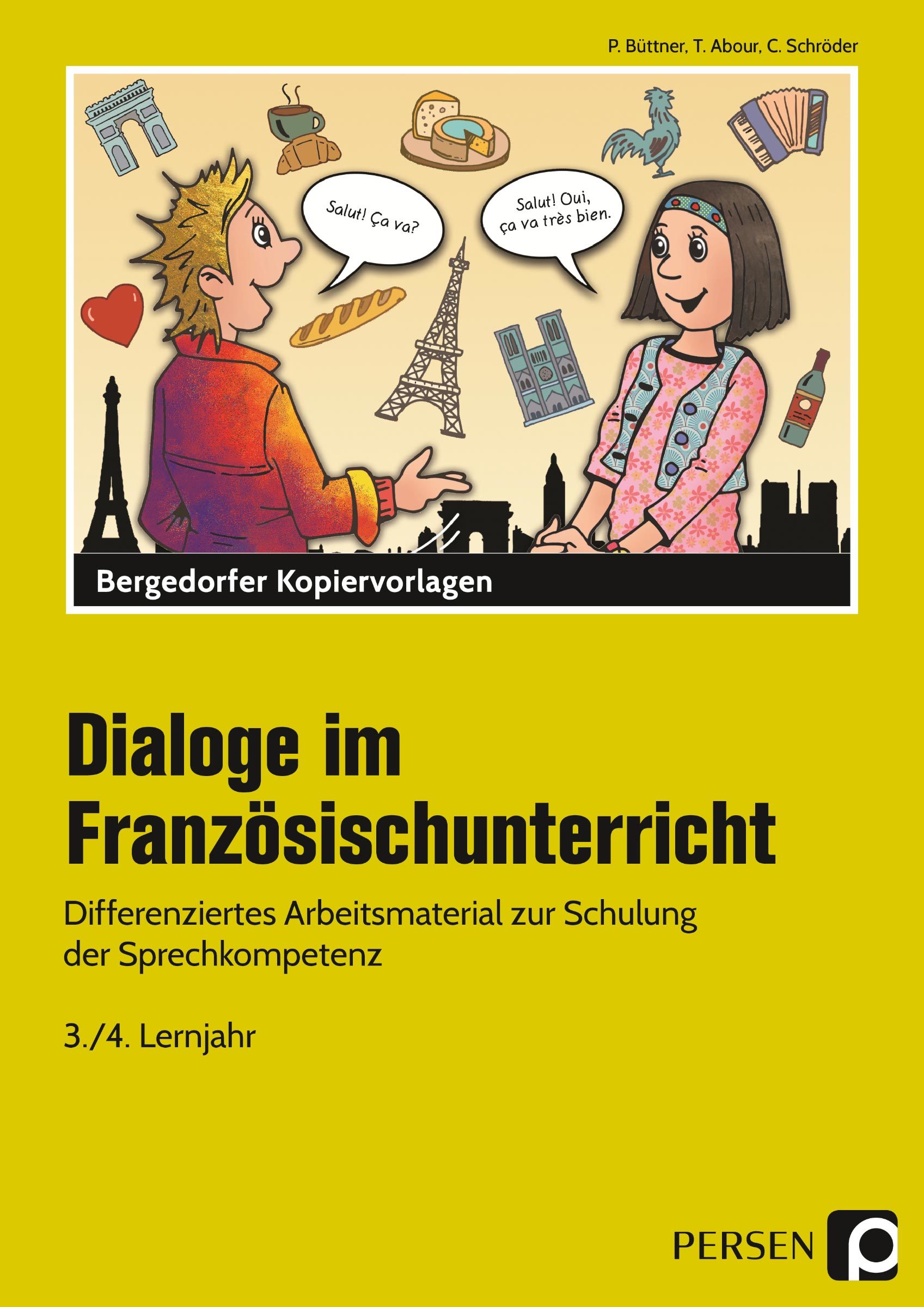 Dialoge im Französischunterricht - 3./4. Lernjahr, Kopiervorlagen, 7. und 8. Klasse