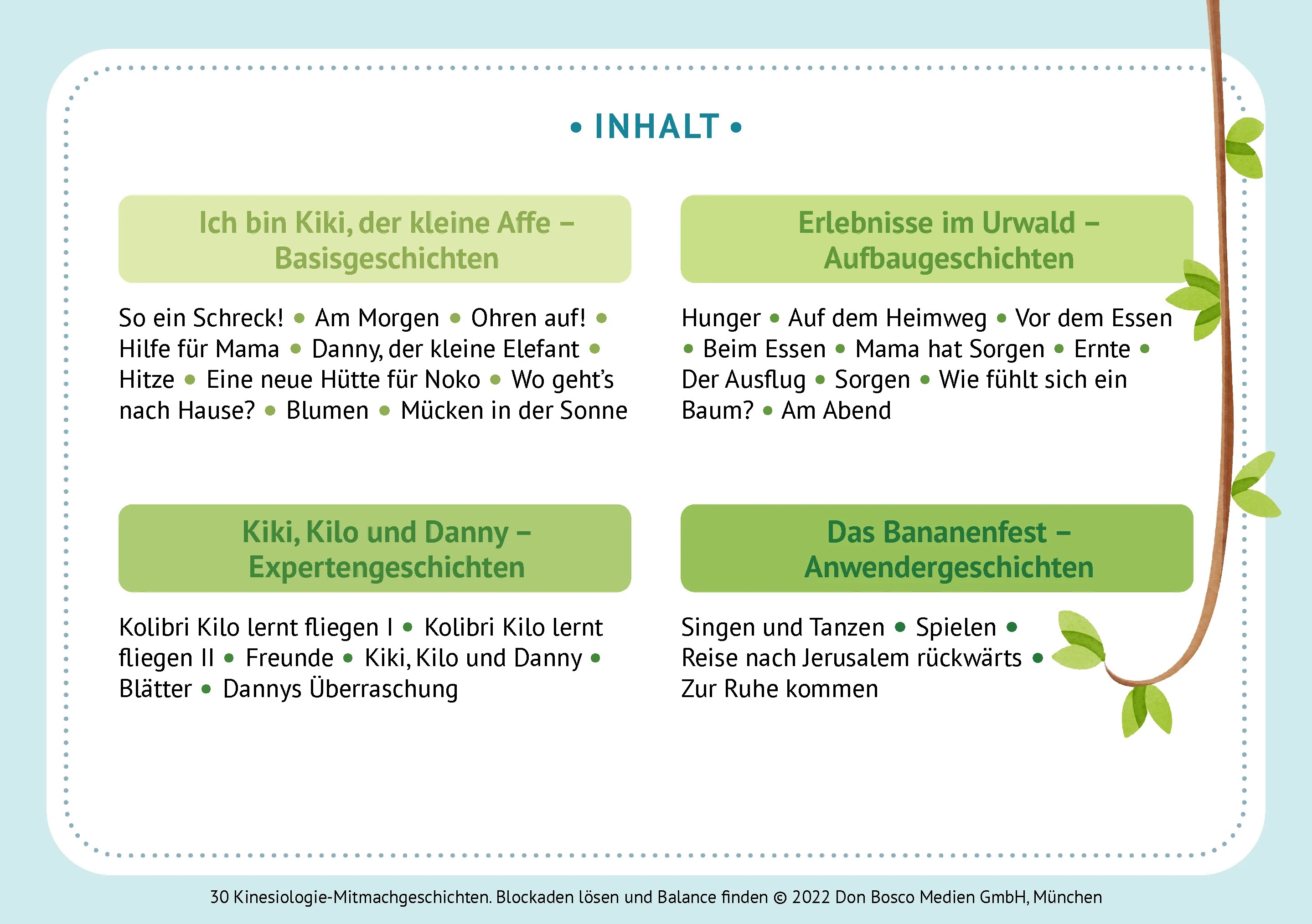 30 Kinesiologie-Mitmachgeschichten. Blockaden lösen und Balance finden, 4-10 Jahre