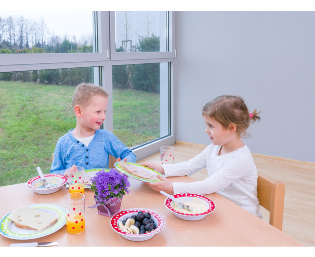 Kindergartengeschirr-Set, 60-teilig
