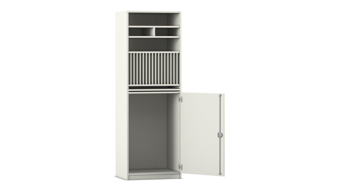 Flexeo® Klassenbuchschrank mit 17 Klassenbuchfächern, HxBxT: 190 x 64 x 40 cm