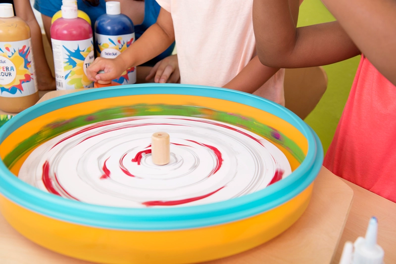 Farbschleuder, Kreativspielzeug für Kunst