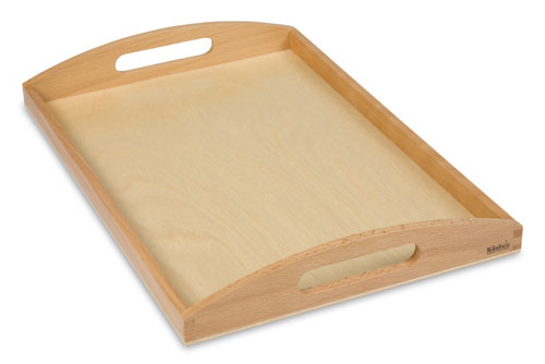 Großes Holztablett 37 x 26 x 5 cm
