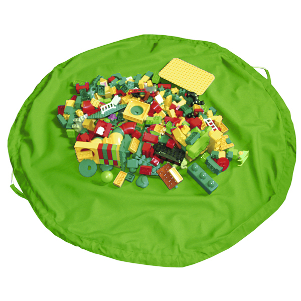 Aufräumsack/Spieldecke grün