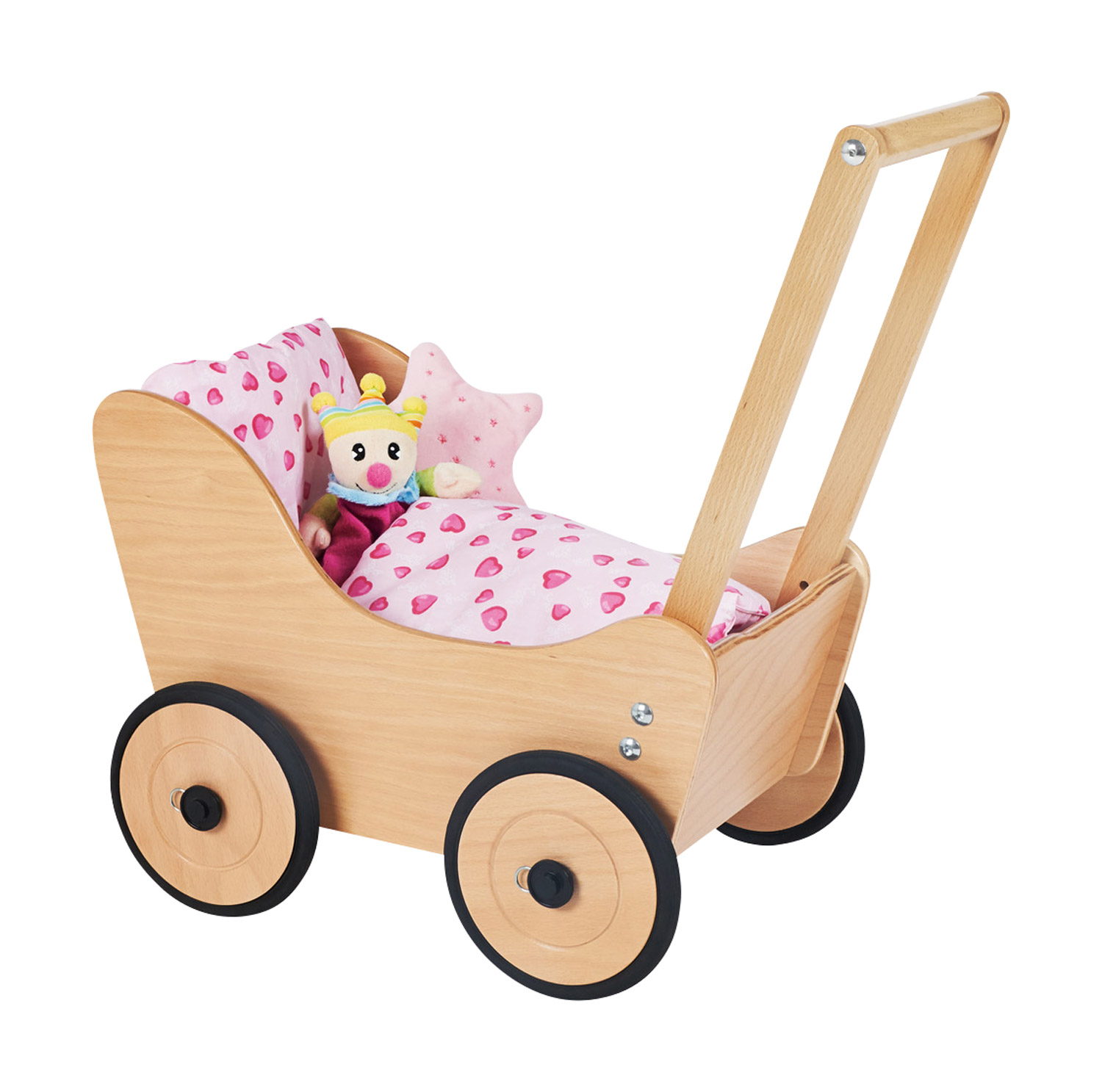Puppenwagen natur, ab 12 Monate