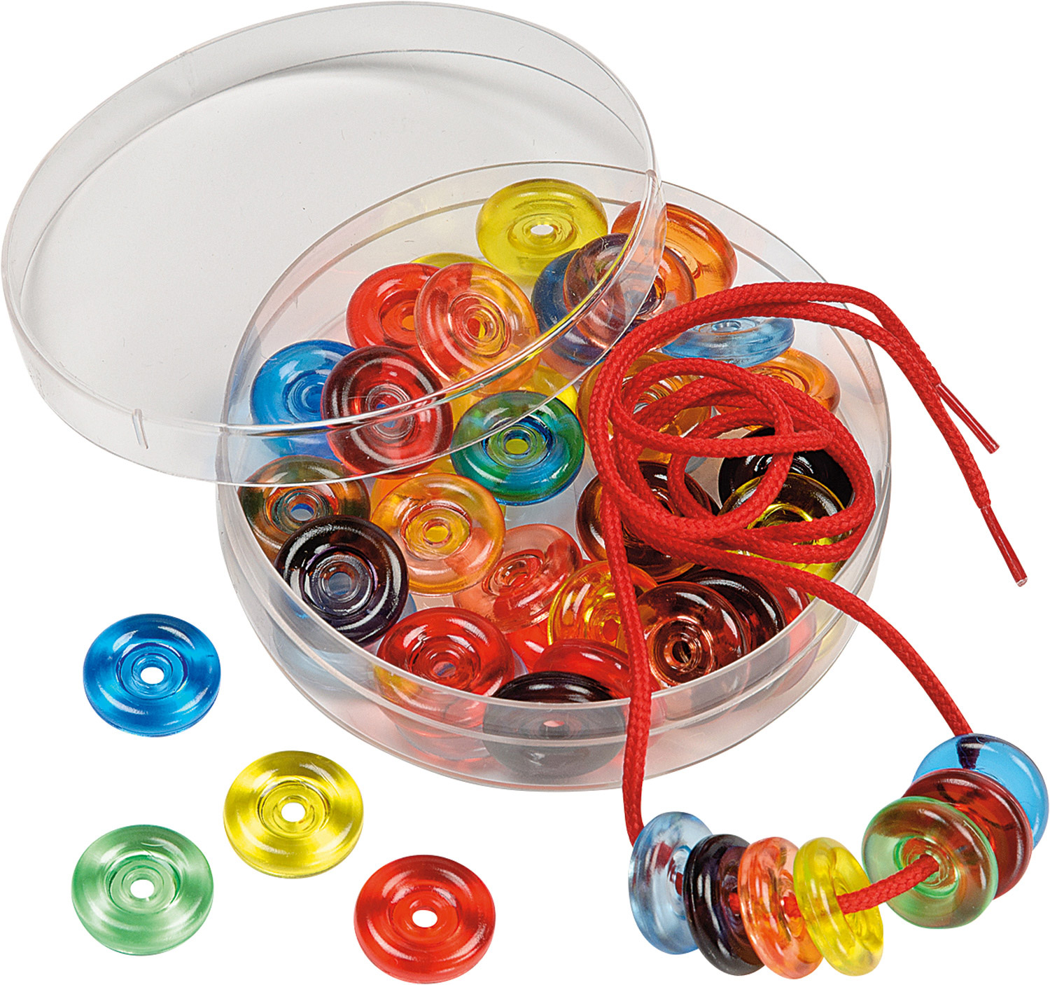 Muggelperlen transparent, Dose