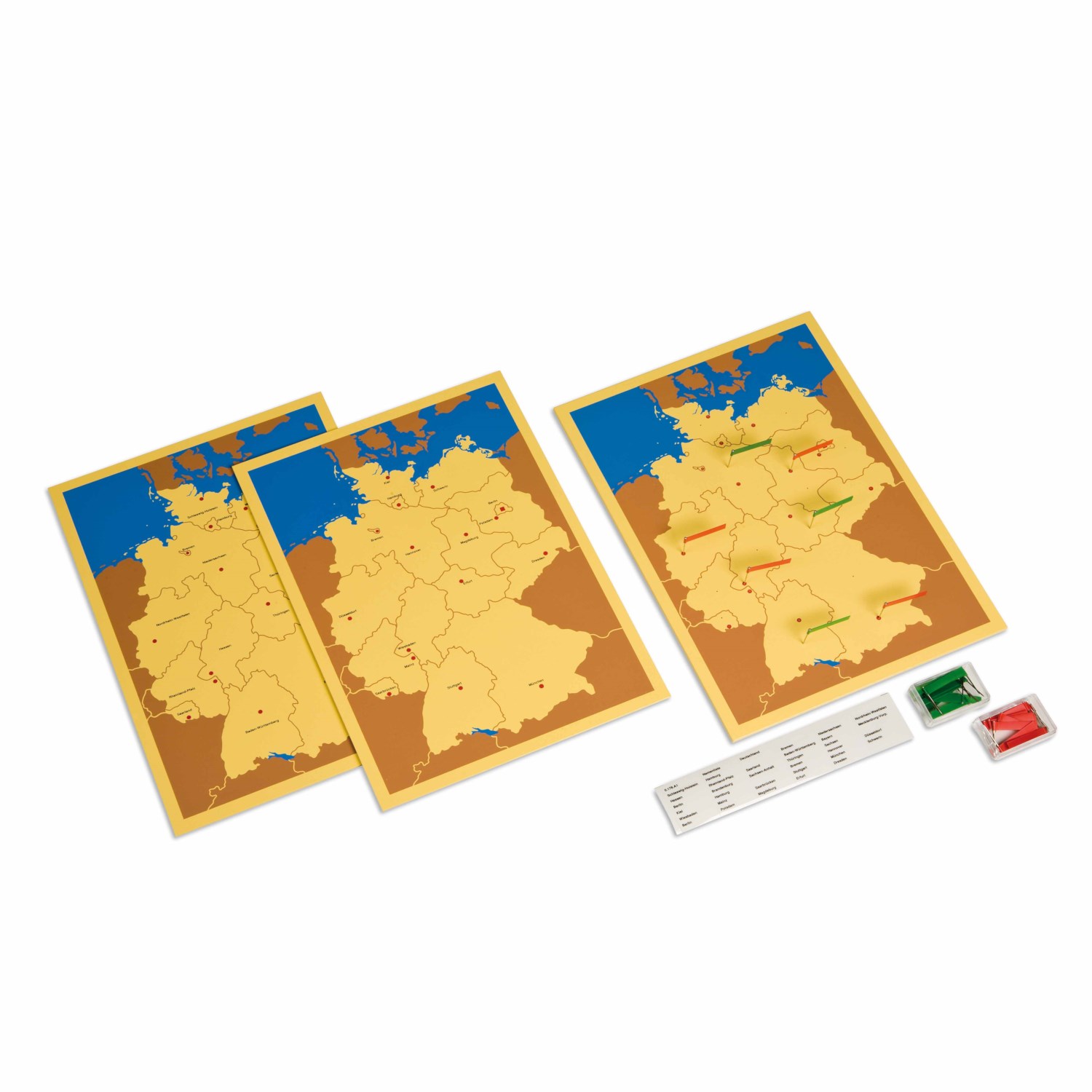 Steckkarten Deutschland