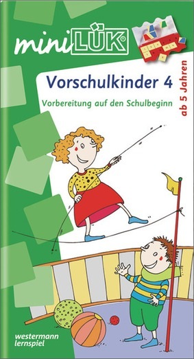 miniLÜK Vorschulkinder 4, Heft, 5-7 Jahre
