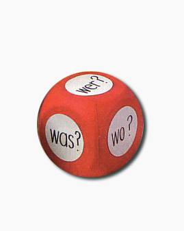 Blanko-Riesenwürfel 15 cm, rot