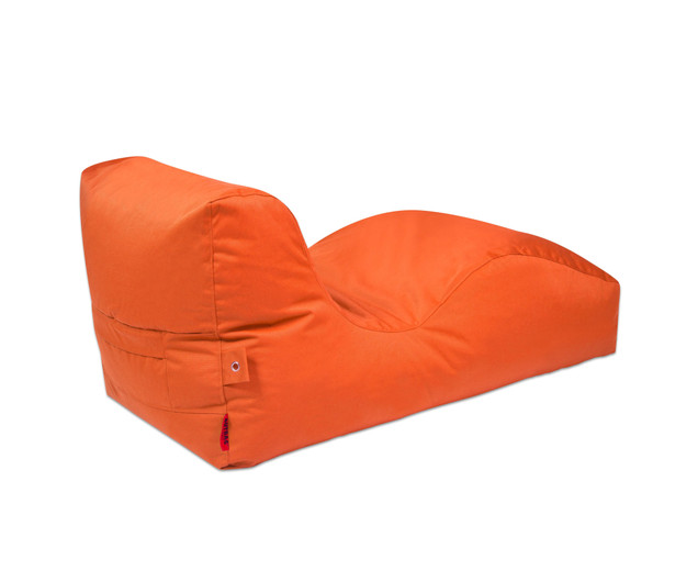 Outdoor Sitzsack Oko orange, 65x125x70 cm