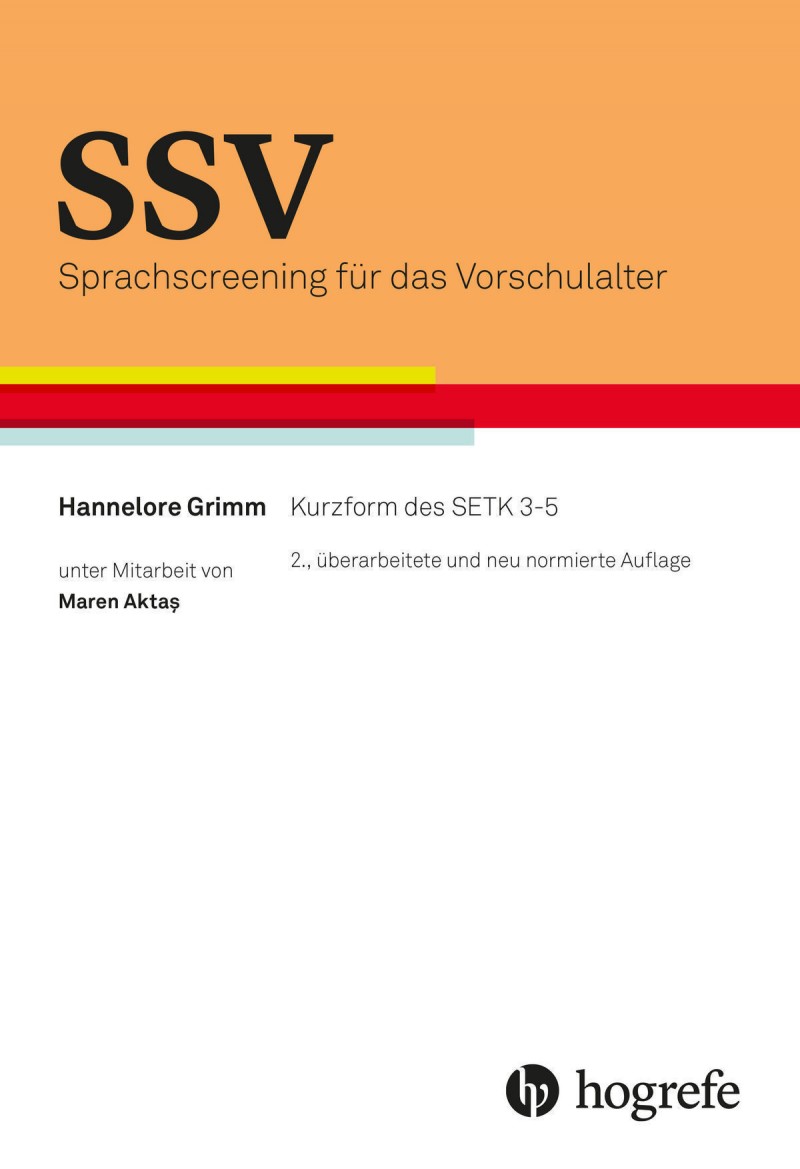 SSV Sprachscreening, komplett