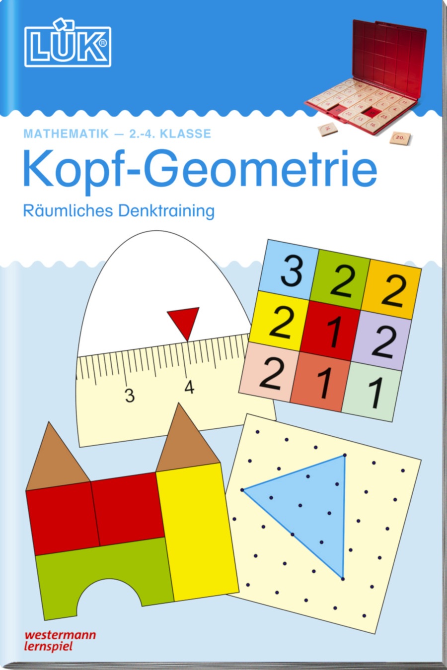 LÜK Kopf-Geometrie, Heft, 2.-4. Klasse