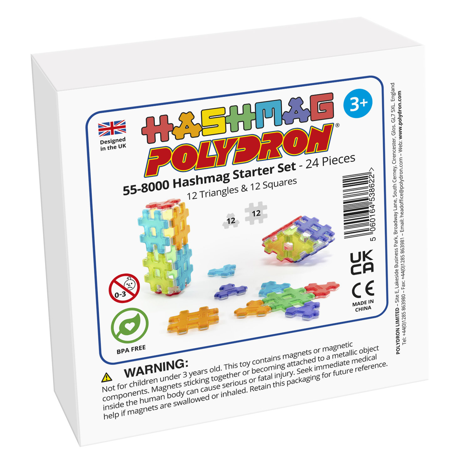 Hashmag Starter Set, 44 Teile, ab 3 Jahre