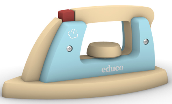 Educo Bügeleisen aus Holz - neue Version