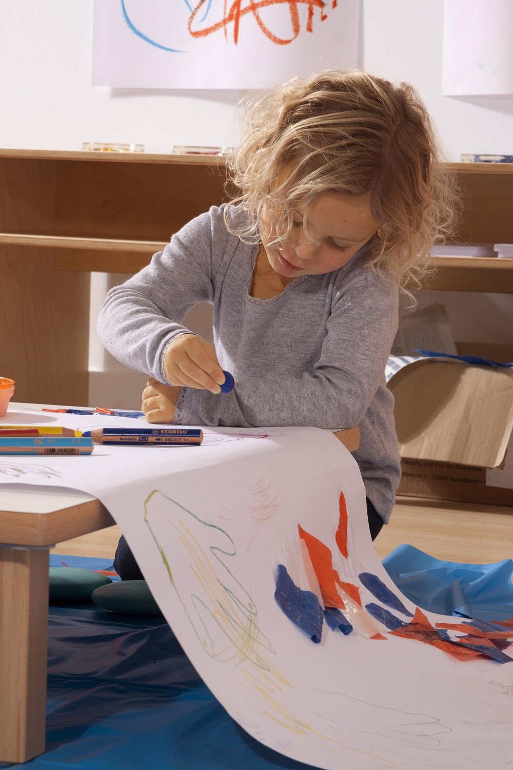 Mal- und Kreativpodest, 2-3 Jahre