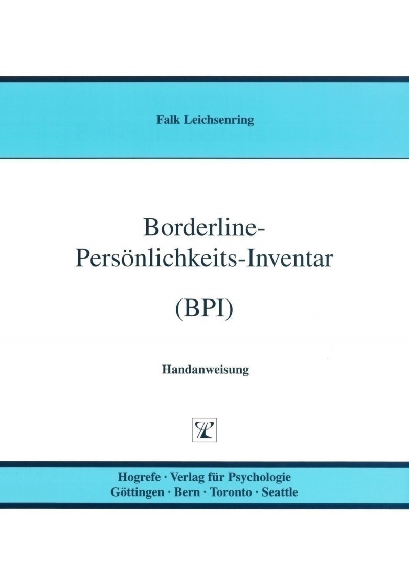 BPI - Borderline-Persönlichkeits-Inventar, kompletter Test