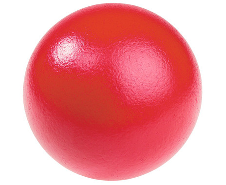 Softball, beschichtet, 18 cm, rot, 140 g