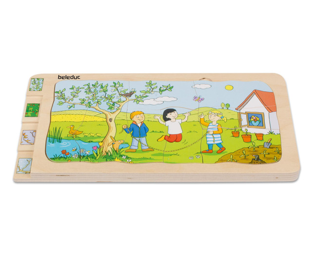 Lagen-Puzzle 4 Jahreszeiten, 4-7 Jahre