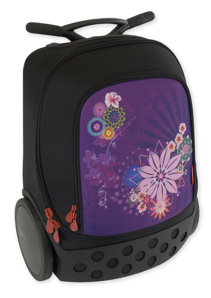 TimeTEX Universal-Trolley TimeWay, violett/bunte Front