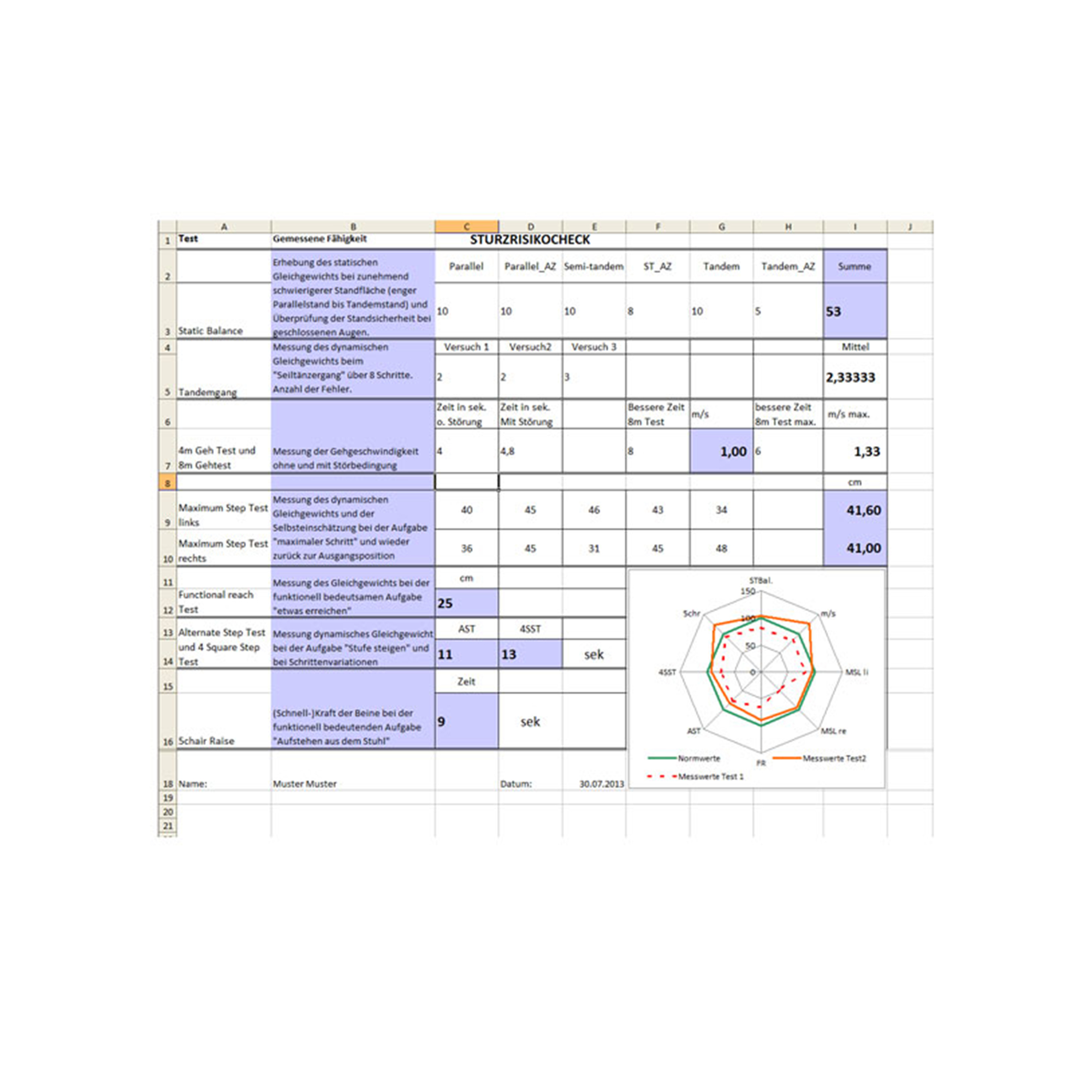 Pedalo® T.F.T. Test.Feedback.Training, Stecksystem 33-teilig
