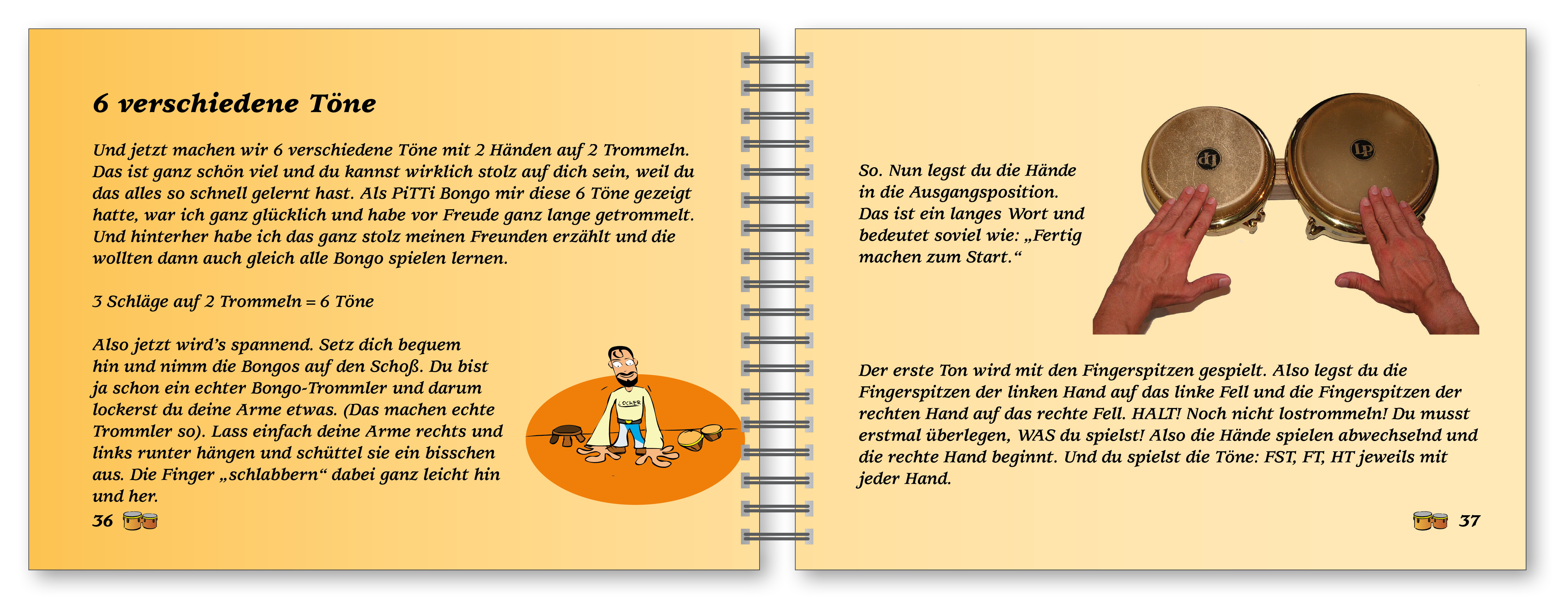 Voggys Bongo-Set für den Kindergarten und die Schule