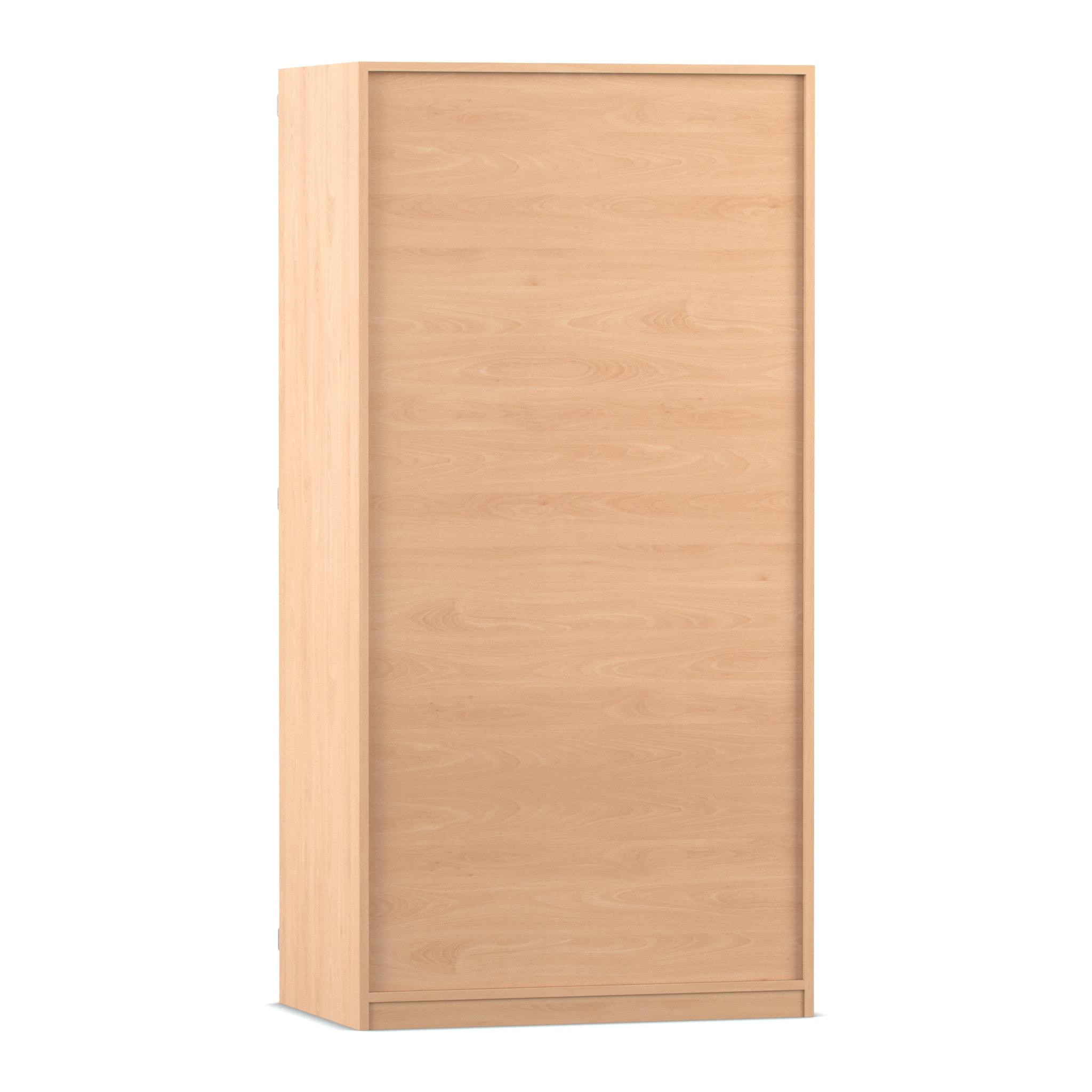 Flexeo® Bastelschrank Jana, Buche hell, 16 Fächer, HxBxT: 190x94,4x60 cm, Dreholive