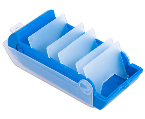 Übungs-Box für Lern-Karteien, rot,