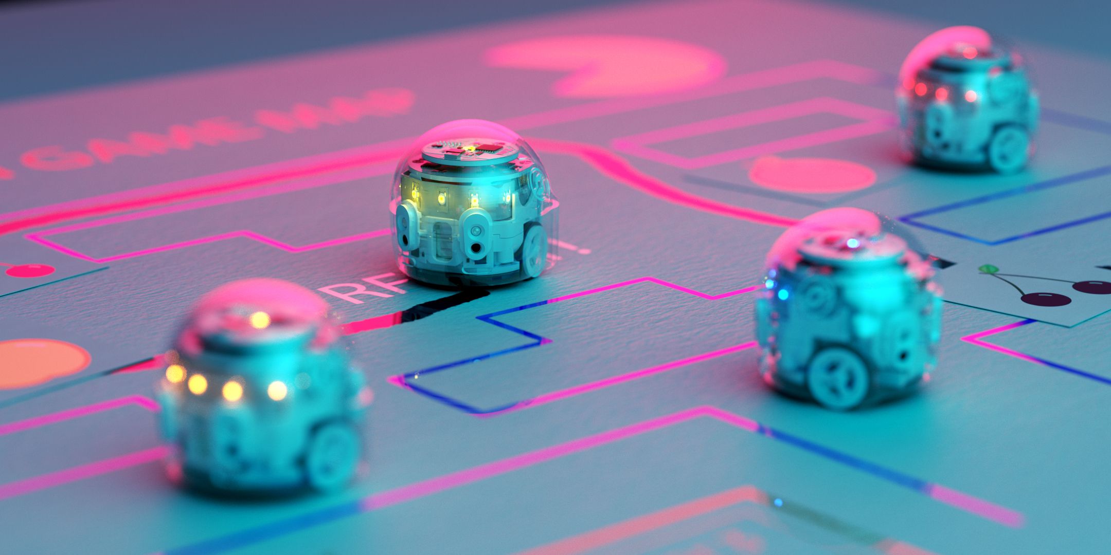Ozobot Evo Klassenset, 12 Lernroboter inkl. Stiftsets und Aufladebox, ab 8 Jahre