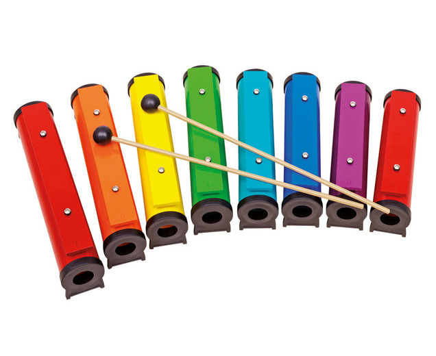 Round Sound Tubes diatonisch - 8 Stück mit Tasche, ab 3 Jahre