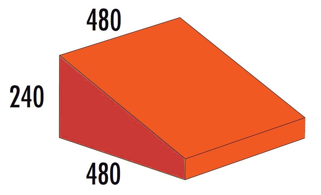 Keil MEDI rot/orange 480 x 480 x 240, 2-4 Jahre