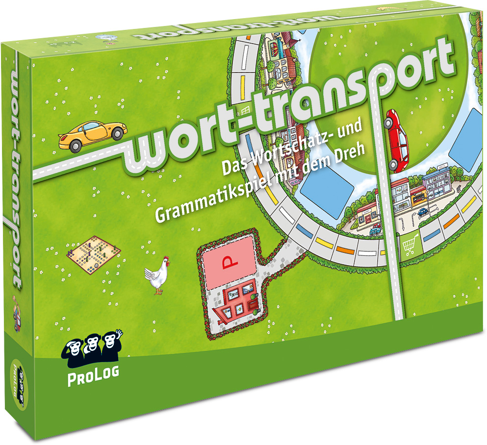 Wort-Transport, Brettspiel zur Sprachförderung, ab 4 Jahre