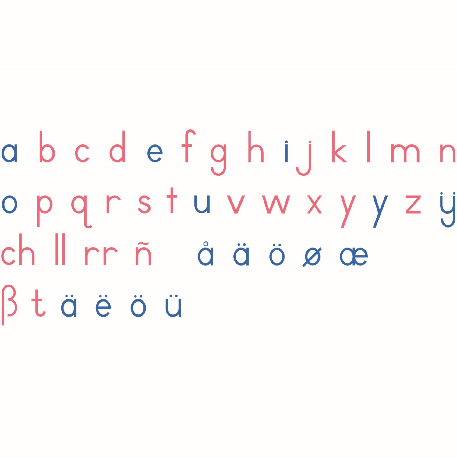 Bewegliches Alphabet, Holzbuchstaben, ab 4 Jahre